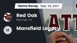 Recap: Red Oak  vs. Mansfield Legacy 2021