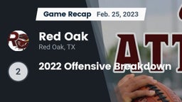 Recap: Red Oak  vs. 2022 Offensive Breakdown 2023