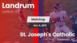 Matchup: Landrum  vs. St. Joseph's Catholic  2017