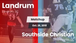 Matchup: Landrum  vs. Southside Christian  2018