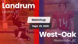Matchup: Landrum  vs. West-Oak  2020