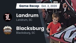 Recap: Landrum  vs. Blacksburg  2020