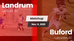 Matchup: Landrum  vs. Buford  2020
