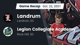 Recap: Landrum  vs. Legion Collegiate Academy 2021