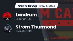 Recap: Landrum  vs. Strom Thurmond  2023