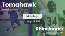 Matchup: Tomahawk vs. Rhinelander  2017