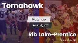 Matchup: Tomahawk vs. Rib Lake-Prentice  2017