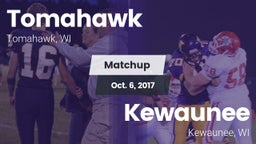 Matchup: Tomahawk vs. Kewaunee  2017