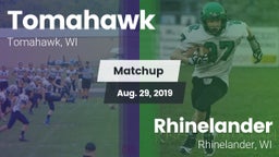 Matchup: Tomahawk vs. Rhinelander  2019