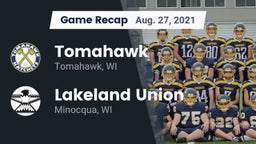 Recap: Tomahawk  vs. Lakeland Union  2021