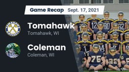 Recap: Tomahawk  vs. Coleman  2021