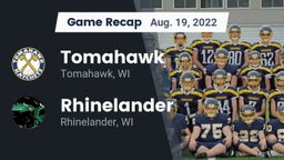Recap: Tomahawk  vs. Rhinelander  2022