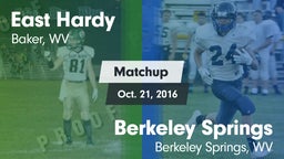 Matchup: East Hardy vs. Berkeley Springs  2016