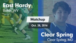 Matchup: East Hardy vs. Clear Spring  2016