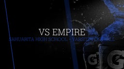 Sahuarita football highlights VS Empire