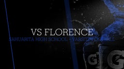 Sahuarita football highlights VS Florence
