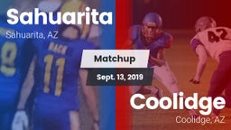 Matchup: Sahuarita vs. Coolidge  2019