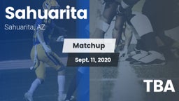 Matchup: Sahuarita vs. TBA 2020