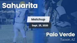 Matchup: Sahuarita vs. Palo Verde  2020