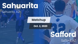Matchup: Sahuarita vs. Safford  2020