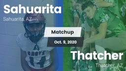 Matchup: Sahuarita vs. Thatcher  2020