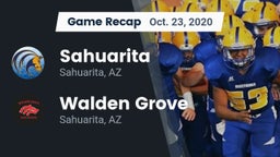Recap: Sahuarita  vs. Walden Grove  2020