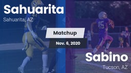 Matchup: Sahuarita vs. Sabino  2020
