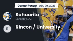 Recap: Sahuarita  vs. Rincon / University 2023