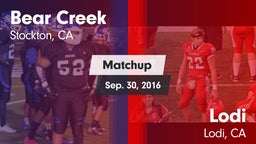 Matchup: Bear Creek vs. Lodi  2016