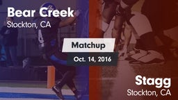 Matchup: Bear Creek vs. Stagg  2016