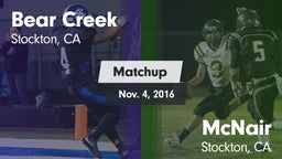 Matchup: Bear Creek vs. McNair  2016