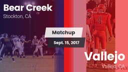 Matchup: Bear Creek vs. Vallejo  2017