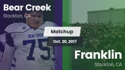 Matchup: Bear Creek vs. Franklin  2017