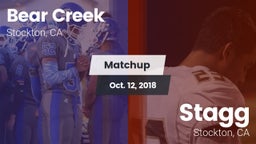 Matchup: Bear Creek vs. Stagg  2018