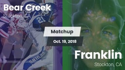 Matchup: Bear Creek vs. Franklin  2018