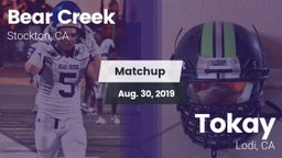 Matchup: Bear Creek vs. Tokay  2019