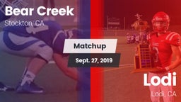 Matchup: Bear Creek vs. Lodi  2019