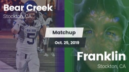 Matchup: Bear Creek vs. Franklin  2019
