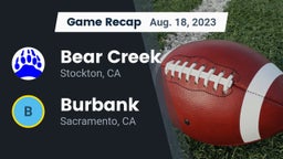 Recap: Bear Creek  vs. Burbank  2023