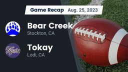 Recap: Bear Creek  vs. Tokay  2023