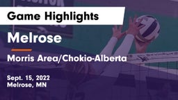 Melrose  vs Morris Area/Chokio-Alberta Game Highlights - Sept. 15, 2022