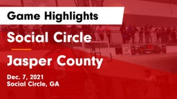 Social Circle  vs Jasper County  Game Highlights - Dec. 7, 2021
