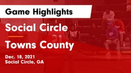 Social Circle  vs Towns County  Game Highlights - Dec. 18, 2021