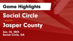 Social Circle  vs Jasper County  Game Highlights - Jan. 24, 2023