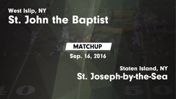 Matchup: St. John the Baptist vs. St. Joseph-by-the-Sea  2016