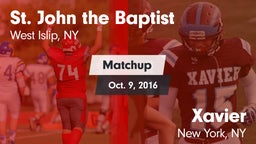 Matchup: St. John the Baptist vs. Xavier  2016