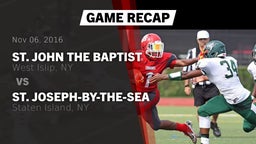 Recap: St. John the Baptist  vs. St. Joseph-by-the-Sea  2016
