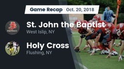 Recap: St. John the Baptist  vs. Holy Cross  2018