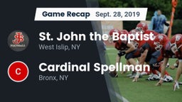 Recap: St. John the Baptist  vs. Cardinal Spellman  2019
