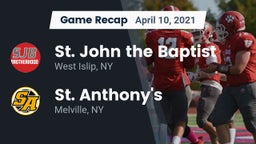 Recap: St. John the Baptist  vs. St. Anthony's  2021